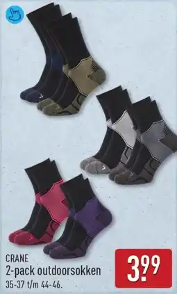 ALDI Crane 2-pack outdoorsokken aanbieding