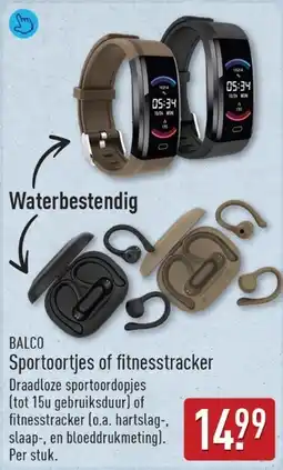 ALDI Balco Sportoortjes of fitnesstracker aanbieding