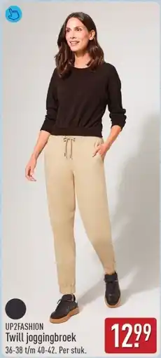 ALDI Up2fashion Twill joggingbroek aanbieding