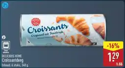 ALDI Delicious home croissantdeeg aanbieding