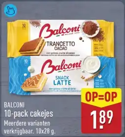 ALDI Balconi 10-pack cakejes aanbieding