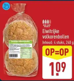 ALDI Eiwitrijke volkorenbollen aanbieding