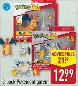 ALDI 3-pack Pokémonfiguren aanbieding