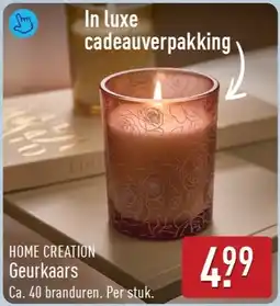 ALDI Home creation geurkaars aanbieding