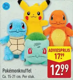 ALDI Pokémonknuffel aanbieding