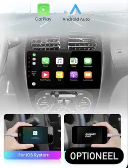 Bol.com Autoradio Peugeot 206 - Android 10 - 1+16GB - CarPlay - Bluetooth - USB - WiFi aanbieding