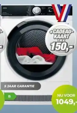 EP Beerepoot AEG Warmtepompdroger (TR97BADEN) aanbieding