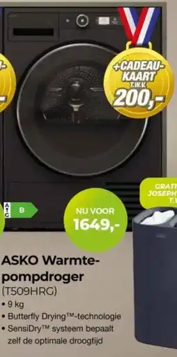 EP Beerepoot ASKO Warmtepompdroger (T509HRG) aanbieding
