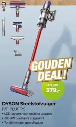 EP Beerepoot Dyson Steelstofzuiger V11 FLUFFY aanbieding