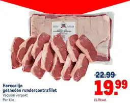 Makro Horecalijn gesneden rundercontrafilet aanbieding