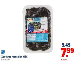 Makro Zeeuwse mosselen MSC aanbieding