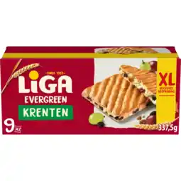 Albert Heijn Liga Evergreen original krenten xl aanbieding