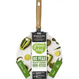 Albert Heijn Greenchef Stone hapjespan met deksel 24cm aanbieding