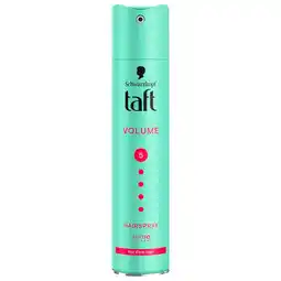Kruidvat Taft Volume Level 5 Haarspray aanbieding