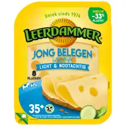 Albert Heijn Leerdammer Lightlife jong belegen 35+ plakken aanbieding