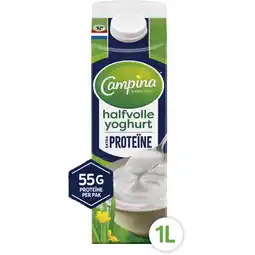 Albert Heijn Campina Halfvolle yoghurt extra proteine aanbieding