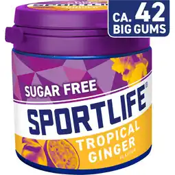 Albert Heijn Sportlife Big gums tropical ginger aanbieding