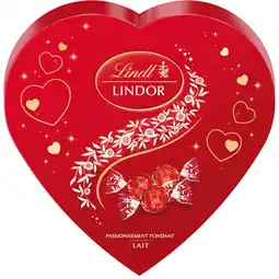 Albert Heijn Lindt Lindor hart melkchocolade bonbons aanbieding