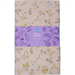 Albert Heijn AH Tafellaken textiel bloemen aanbieding