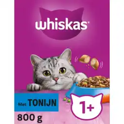 Albert Heijn Whiskas 1+ Brokken met tonijn aanbieding