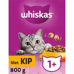 Albert Heijn Whiskas 1+ Brokken met kip aanbieding