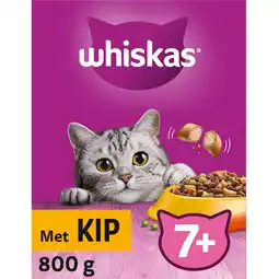 Albert Heijn Whiskas 7+ Brokken met kip aanbieding