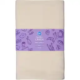 Albert Heijn AH Tafellaken textiel uni geel aanbieding
