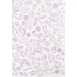 Albert Heijn AH Tafellaken lila figuurtjes aanbieding