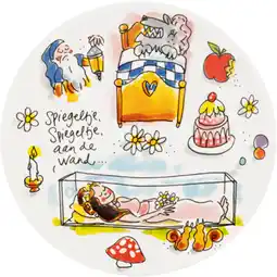 Albert Heijn Blond Amsterdam Sneeuwwitje bord 18cm aanbieding