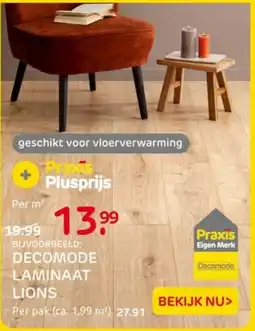 Praxis Decomode laminaat lions aanbieding
