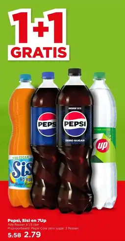 PLUS Pepsi, Sisi en 7Up aanbieding