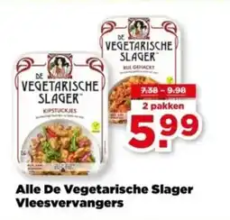 PLUS Alle De Vegetarische Slager Vleesvervangers aanbieding