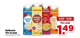 PLUS Melkunie Vla en pap aanbieding