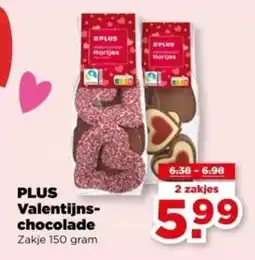 PLUS PLUS Valentijns- chocolade aanbieding