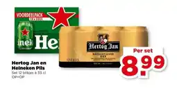 PLUS Hertog Jan en Heineken Pils aanbieding