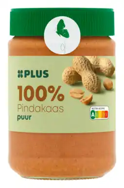 PLUS PLUS 100% pindakaas aanbieding