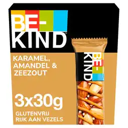 PLUS BeKind Notenrepen glutenvrij karamel amandel aanbieding