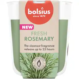PLUS Bolsius Geurglas 80/73 True Scents Rosemary aanbieding
