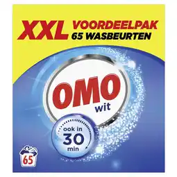 Plein.nl 1+1 gratis: OMO Waspoeder Wit 65 Wasbeurten aanbieding