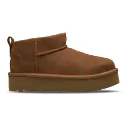 Foot Locker UGG Classic Kindersneakers - Bruin - Maat 38 - Suède aanbieding