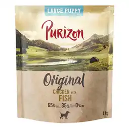 Zooplus Purizon Large Puppy Kip & Vis - graanvrij - Voordeelpakket: 4 x 1 kg Nieuw Receptuur aanbieding