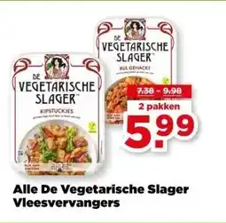 PLUS Alle De Vegetarische Slager Vleesvervangers aanbieding