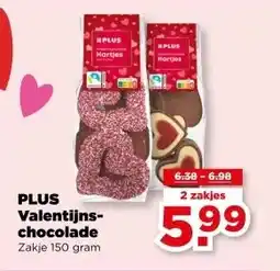 PLUS PLUS Valentijns- chocolade aanbieding