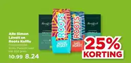 PLUS Alle Simon Lévelt en Roots Koffie aanbieding