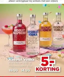 PLUS Absolut Vodka aanbieding