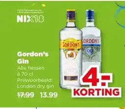 PLUS Gordon's Gin aanbieding