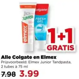 PLUS Alle Colgate en Elmex aanbieding