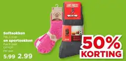 PLUS Softsokken en sportsokken aanbieding