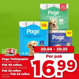 PLUS Page Toiletpapier aanbieding