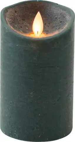Intratuin Anna's Collection LED stompkaars Rustiek donker groen D 7,5 H 12,5 cm aanbieding